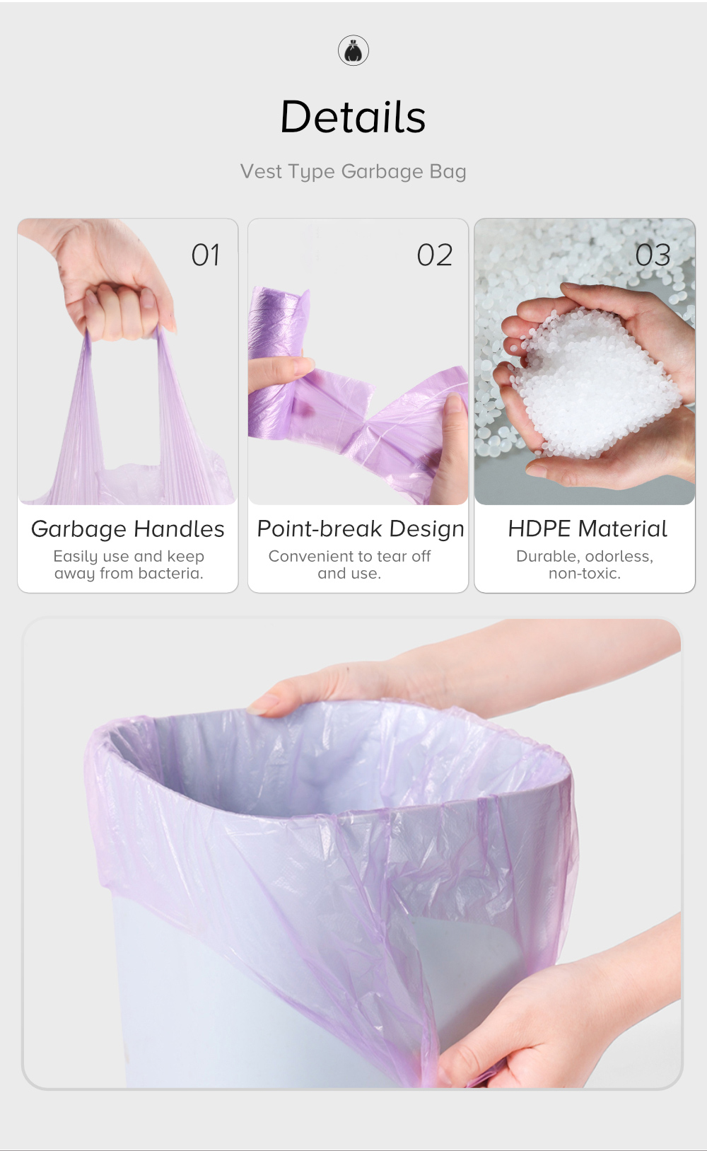 Vest Type Garbage Bag -9